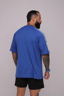 Oversize Adidas Retrô Com Escrita Azul