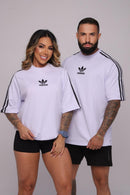 Oversized Kit Casal Retrô 3 Listras