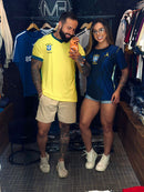 Camisa do brasil feminina babylook nacional premium
